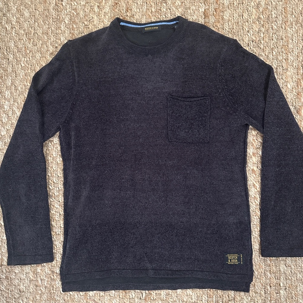 Scotch & Soda Blue Crewneck Sweater